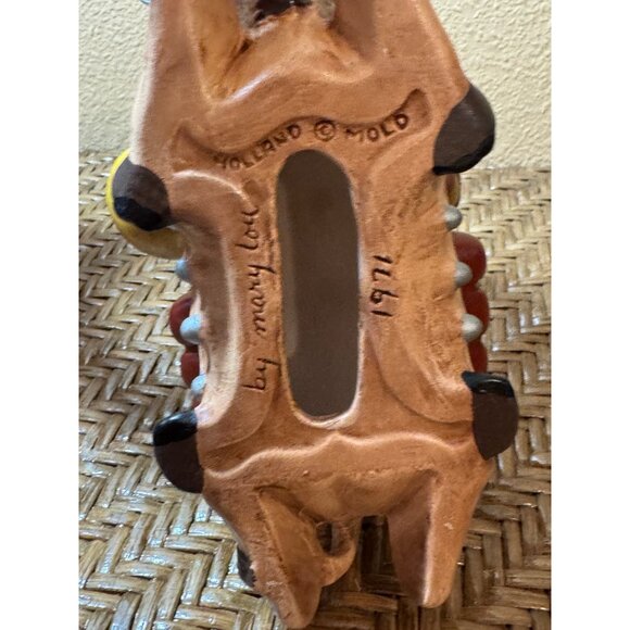 Vintage 1971 Holland Mold Camel Figurines Set Of 2 Hand-Painted Collectibles - Picture 8 of 9